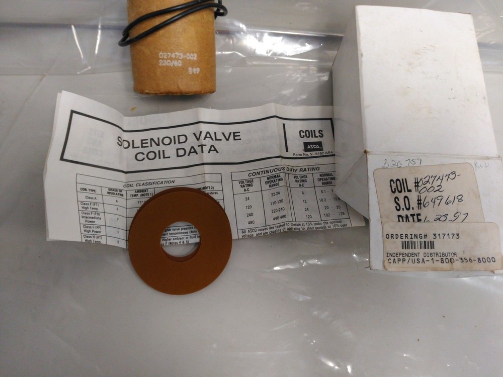 ASCO COIL 027473-002