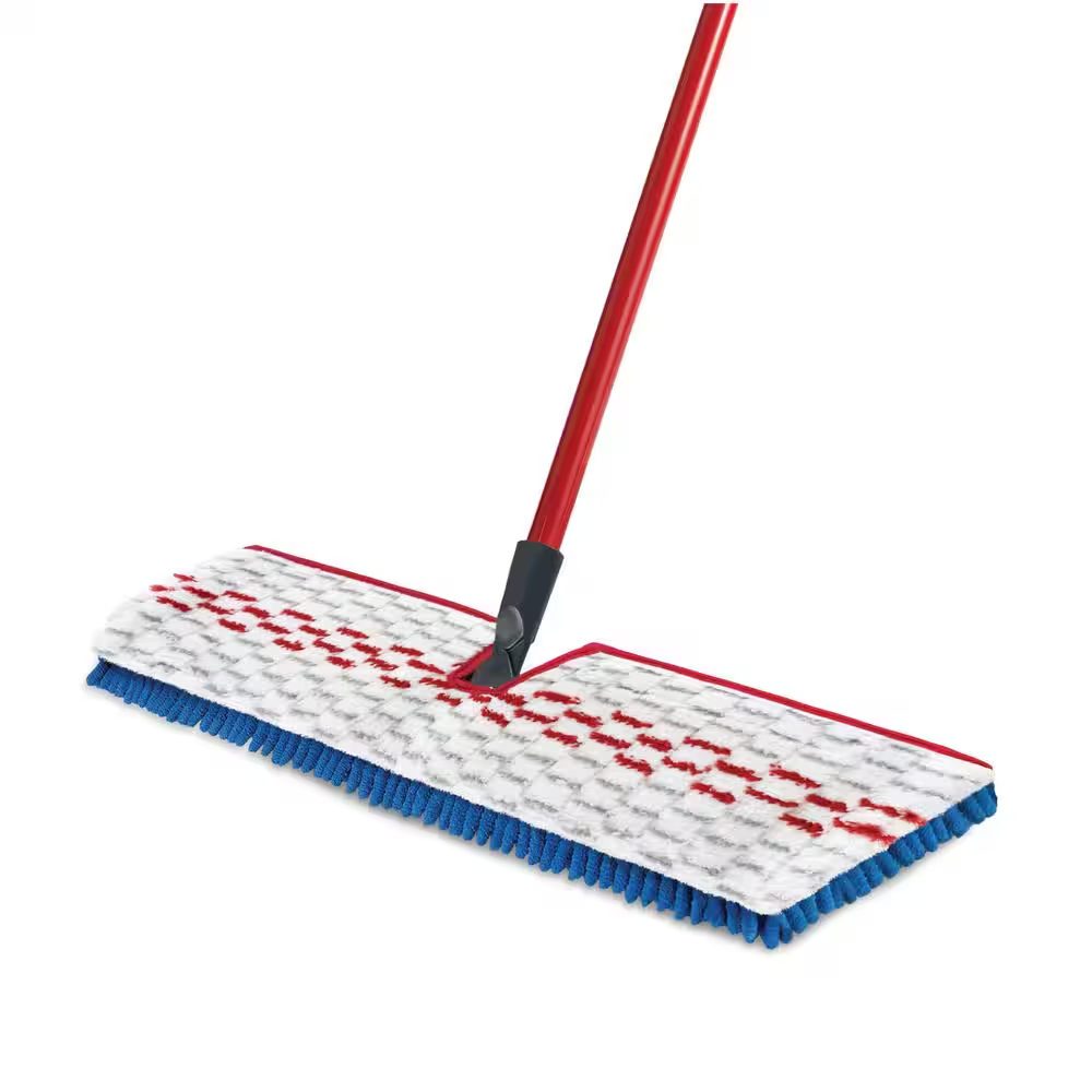 O-Cedar Professional Dual-Action Microfiber Flip Mop Reusable Washable