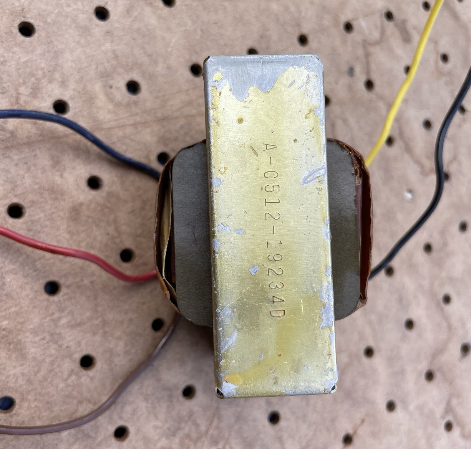 Vintage 1961 Baldwin Organ Output Transformer C512-19234D 6L6 Pair 8ohm Drivers