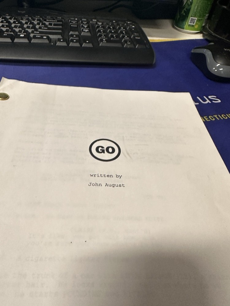 GO ORIGINAL SCRIPT SHORT DRAFT (John August, 5/29/1997) **RARE HTF**