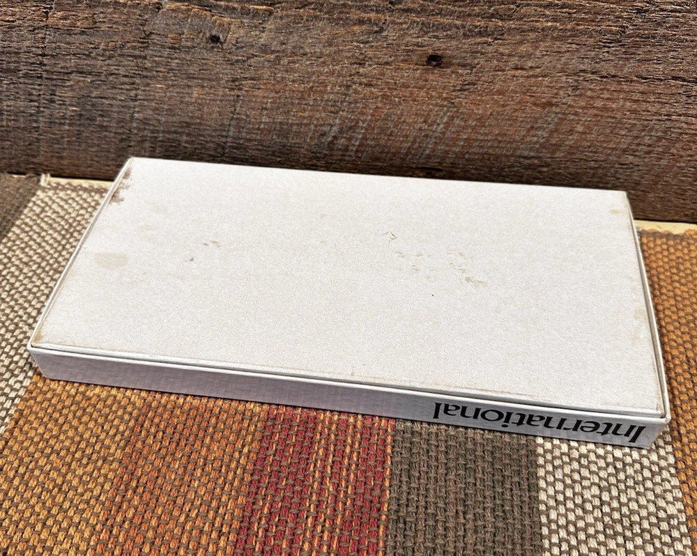 Vintage International Silver Co. 2 Piece Silverplate Cranberry Set W/ Box