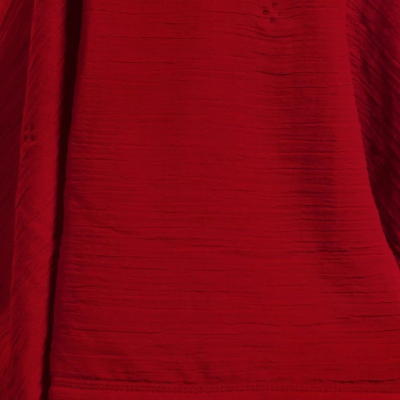 Gauze Recycled Polyester Throw with Cozy Reverse