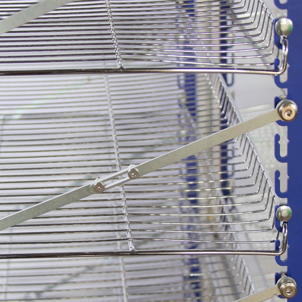 Sealed Heating Type Drying Rack Double-side 12 Layer Adjustable Spacing LYF4060