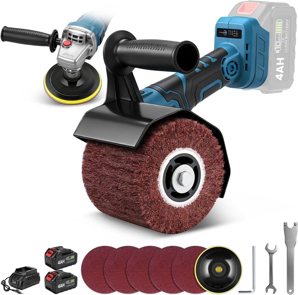 3IN1 Burnishing Polishing Machine & Buffer Polisher & Angle Grinder (tool only)