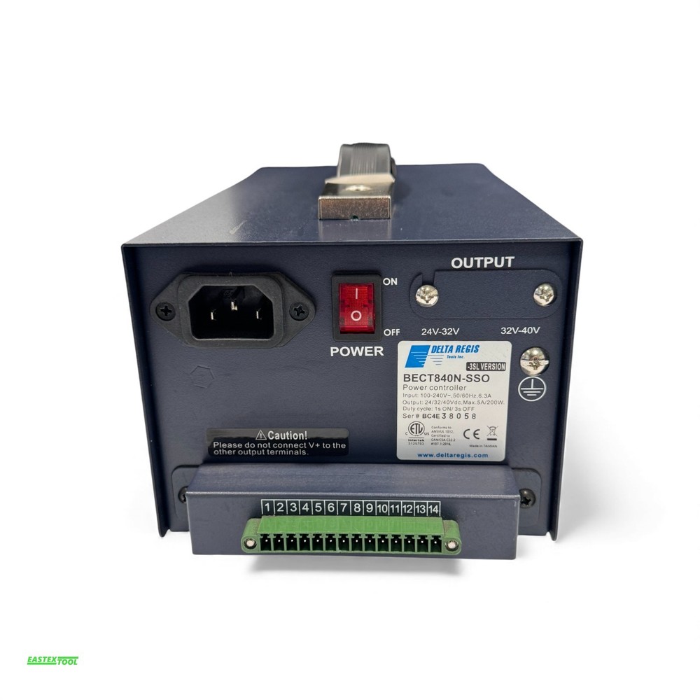 DELTA REGIS BECT840N-SSO POWER CONTROLLER WITH ELECTRIC TORQUE SCREWDRIVER