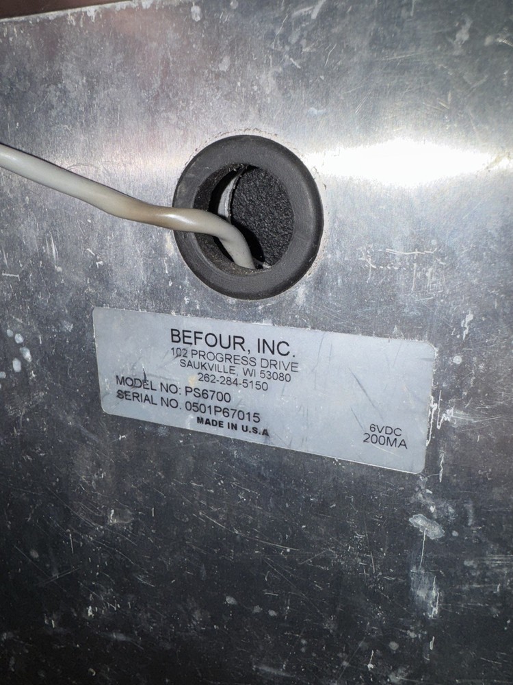 Befour PS-6700 Portable Scale With Hard Case