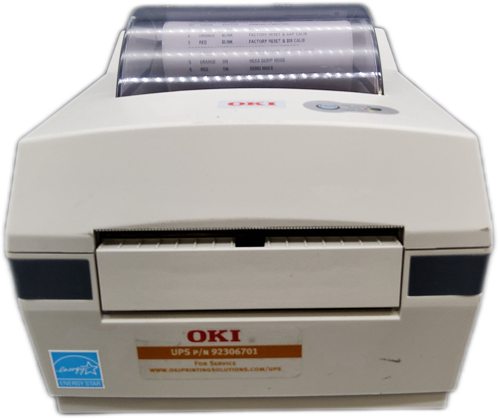 Oki LD620D Desktop Thermal Label Printer with AC adapter