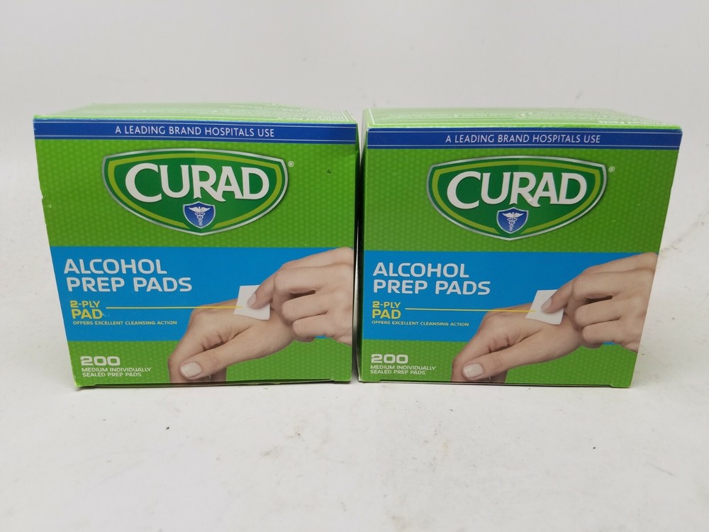 Curad Prep 200 Count (2 Pack) DENTED