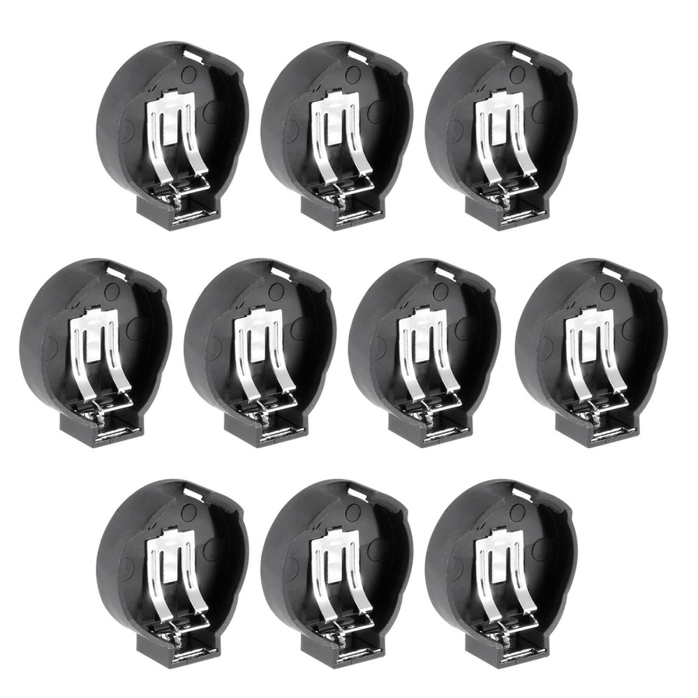 10 Pcs DIY CR2430 Coin Cell Button Battery Holder Socket