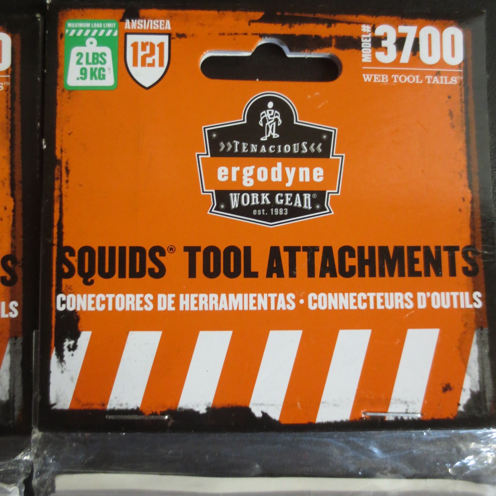 Ergodyne Squids 3700 Web Tool Tail Attachments, 2 LBS Variety Pk - 3 PK