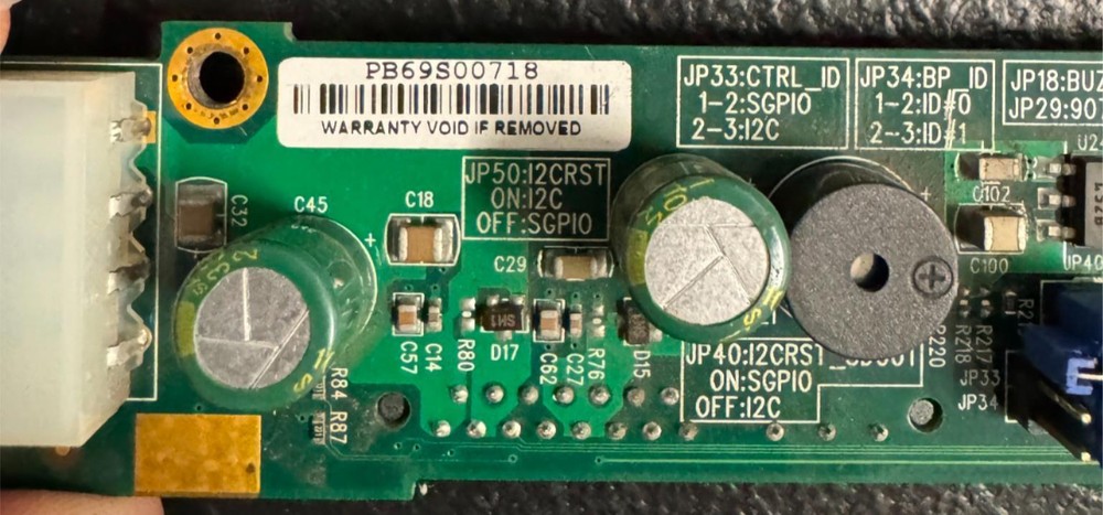 Super Micro SAS810TQ Backplane Circuit Board