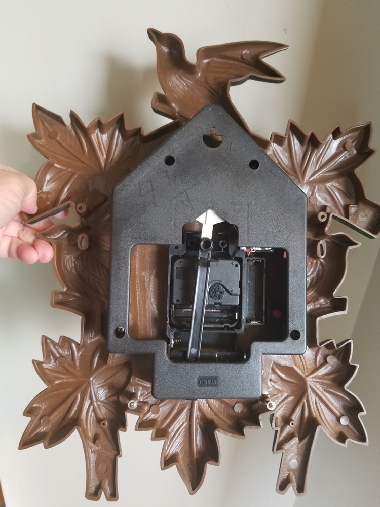 Vintage Telesonic Plastic Cuckoo Clock