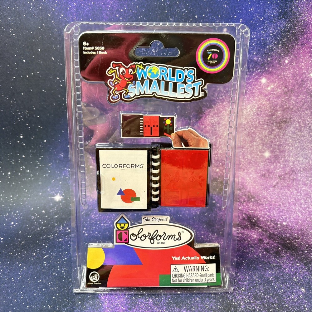 World's Smallest COLORFORMS- Book By Super Impulse- Actually Works!!