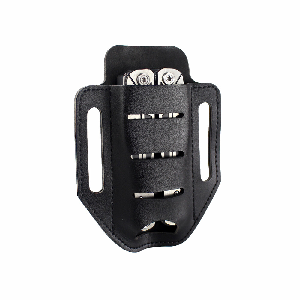 Single Pocket Multitools Holder Leather Tool Sheath Organizer Belt Pouch