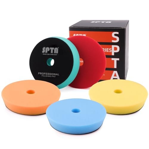 Buffing Polishing Pads, 6'' Orbital Buffer Pads Hook and Loop Buffing 150mm