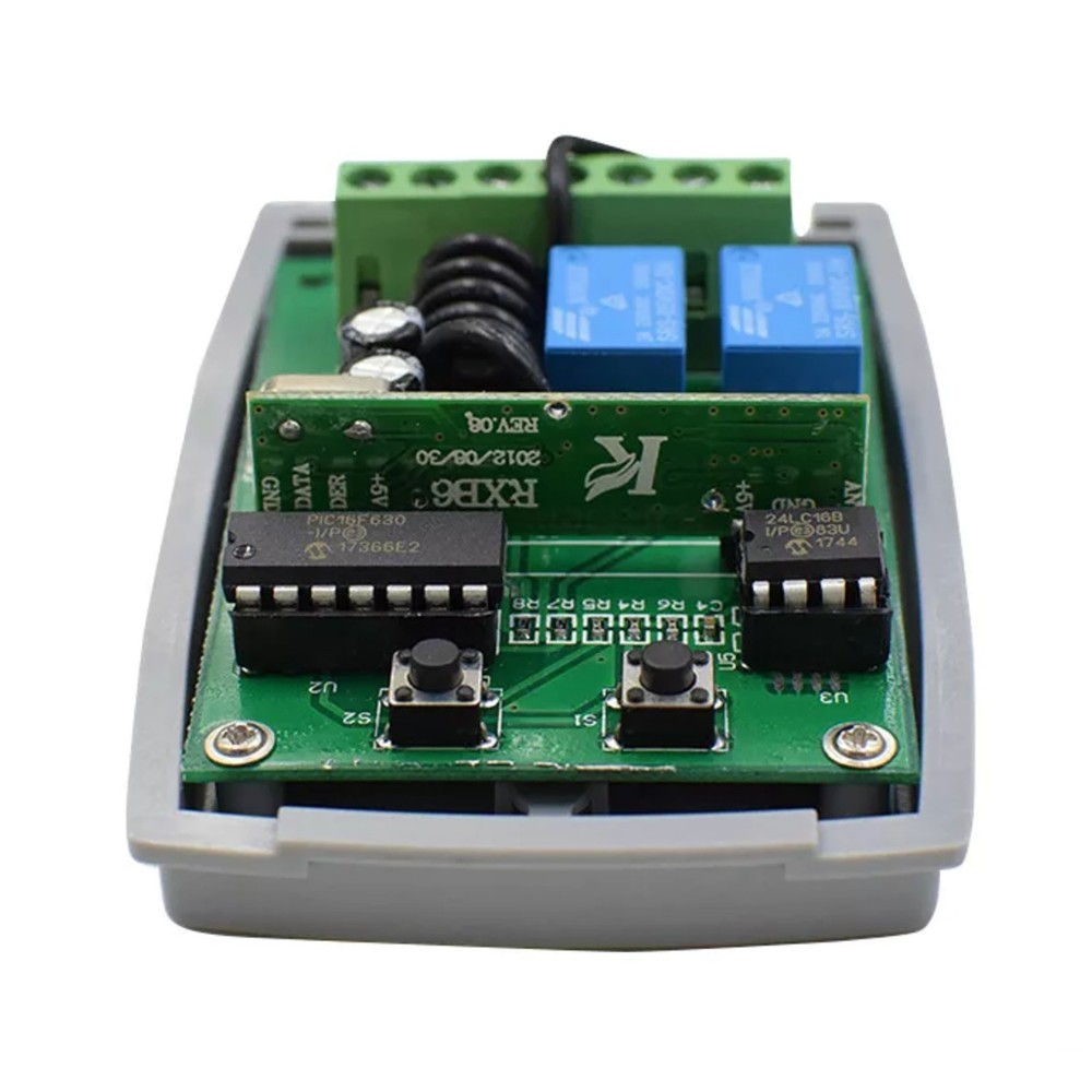 Rolling Code Universal 2-Channel Remote Control Switch Receiver Motor