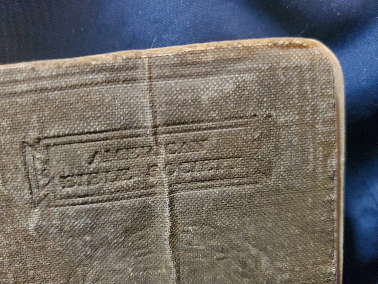 New Testament 1917 Pocked Sized Bible WWI US Army Navy Edition Inscribed