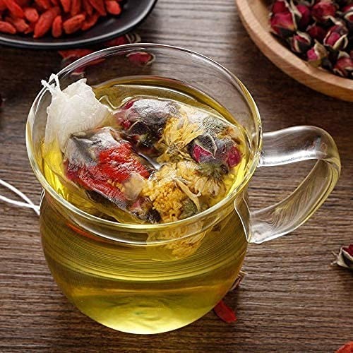 400pcs Biodegradable Drawstring Tea Bags for Loose Leaf, Corn Fiber Filter