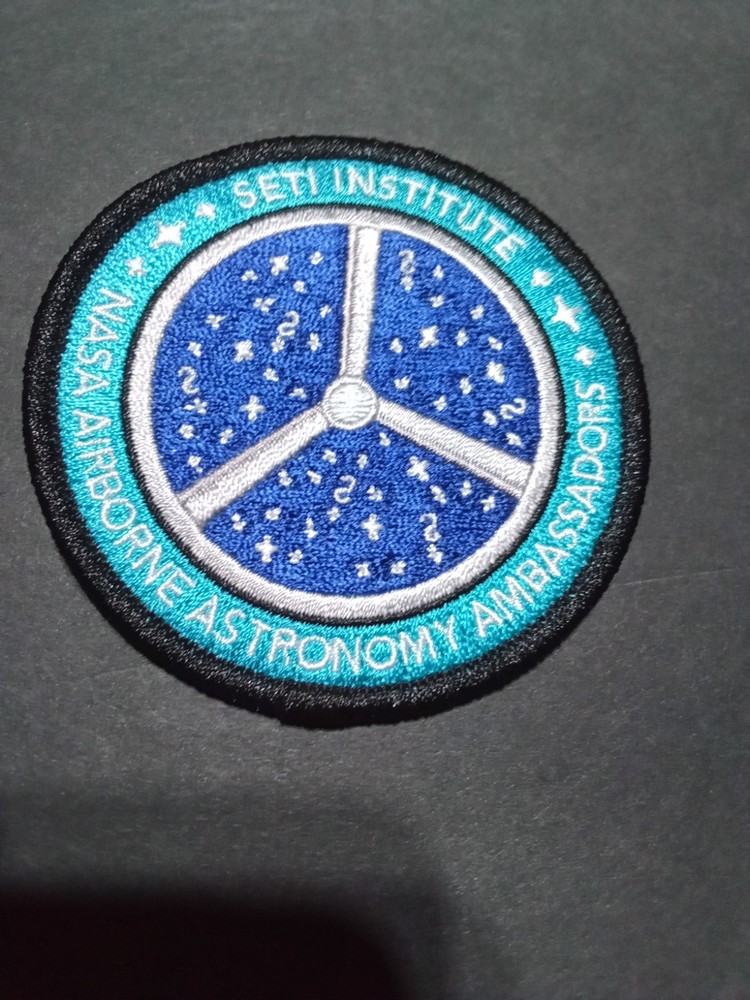 SETI NASA AAA Airborne Astronomy Ambassadors 3" Space Patch EXPLORATION
