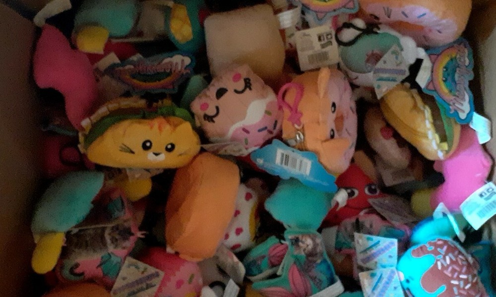 Assorted Plush Backpack Clips