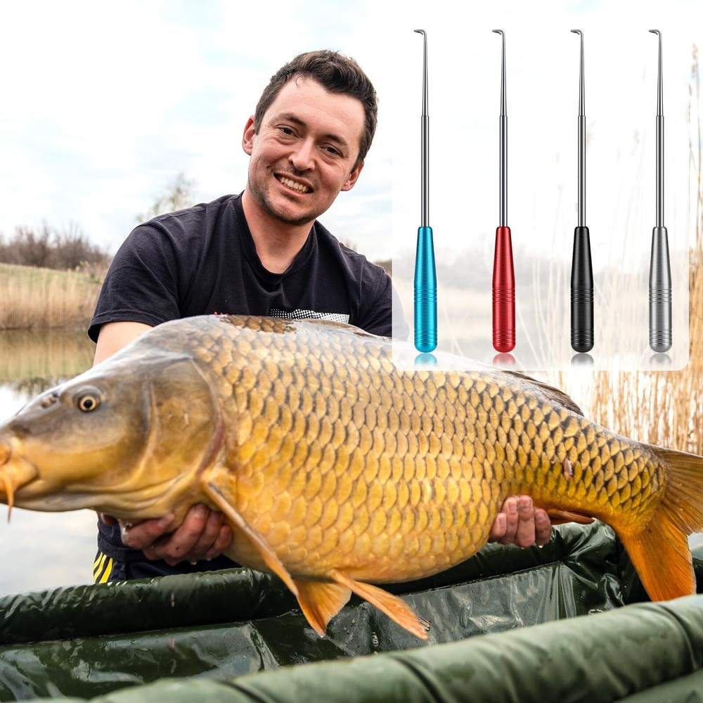 4 Pcs Fish Hook Quick Remover Tool Fish Hook Extractor with Storage Tubes