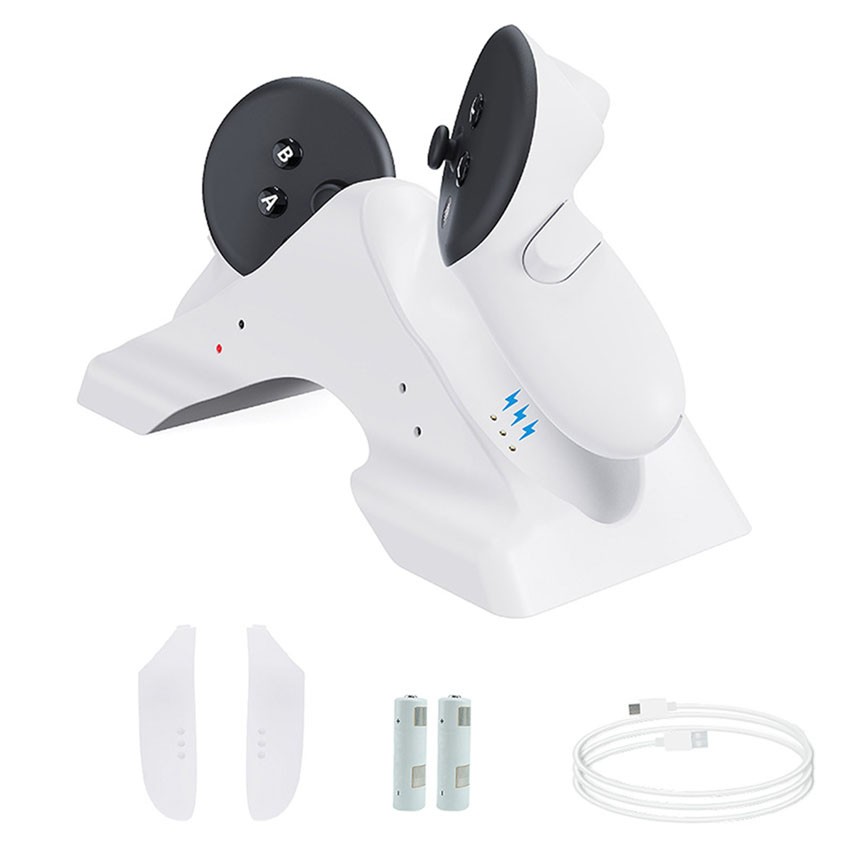 Charging Stand for Meta Quest 3/Quest 3S VR Controller Charging Dock Accessories