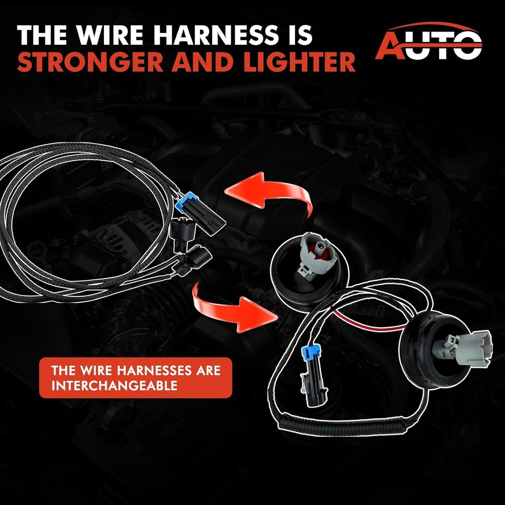 Gen 3 LS Knock Sensor Extension Relocation Harness 41'' Compatible with LS1 LS6