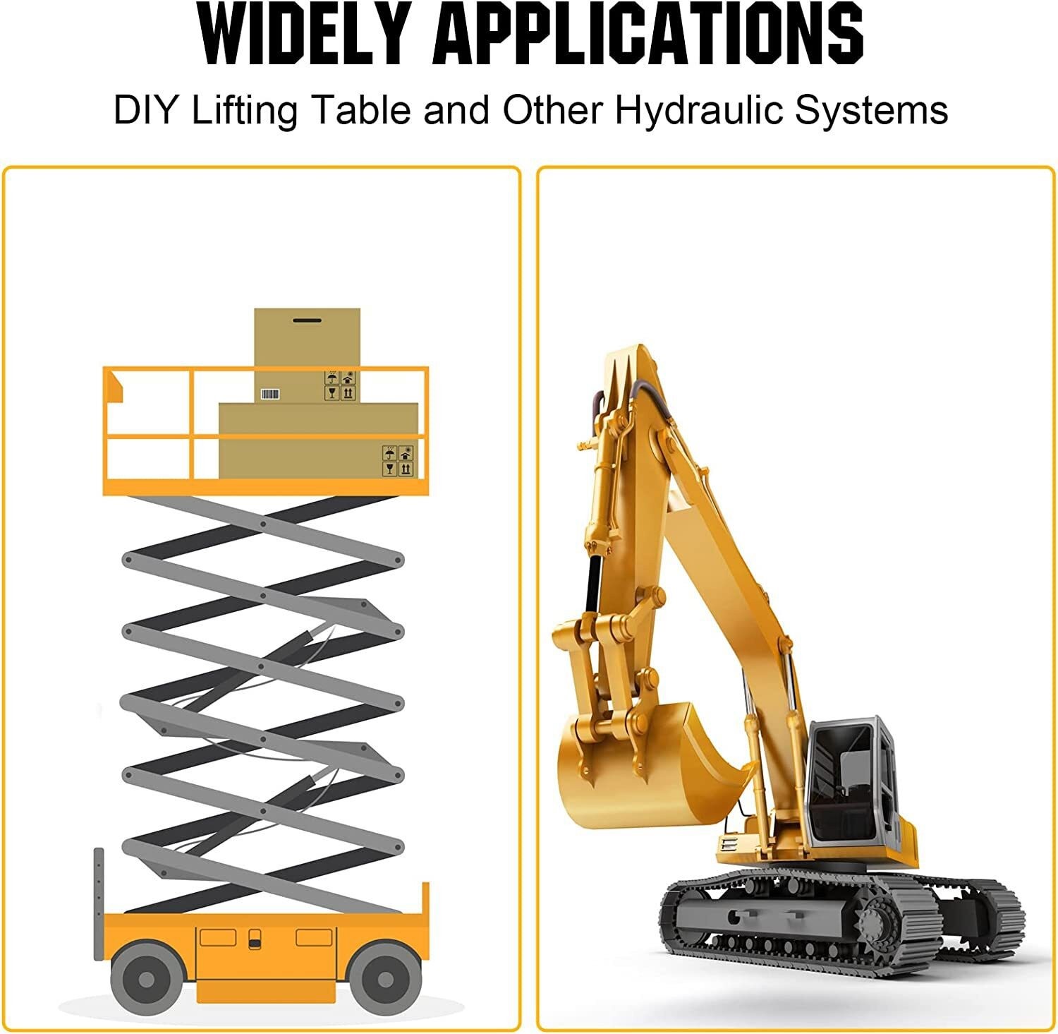 Double Acting Hydraulic Pump Dump Trailer 8 Quart 12V DC Unit Pack Power Unit