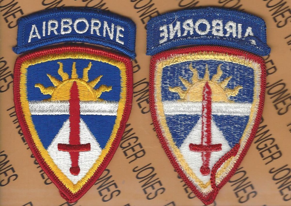 US Army Test & Expermintation Command Airborne TEXCOM dress uniform patch m/e