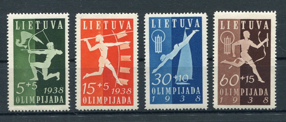 Lithuania 417/20 Mint 420 Perforation Irregular z2505