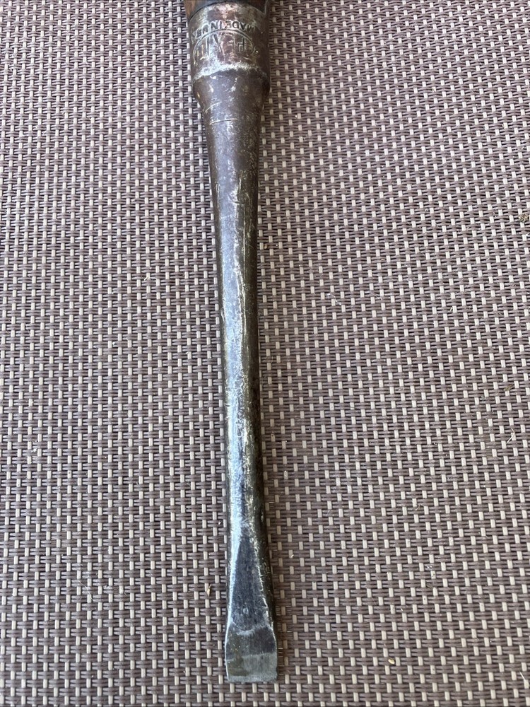 Vintage PEXTO Split Wood Handle Screwdriver - 9”