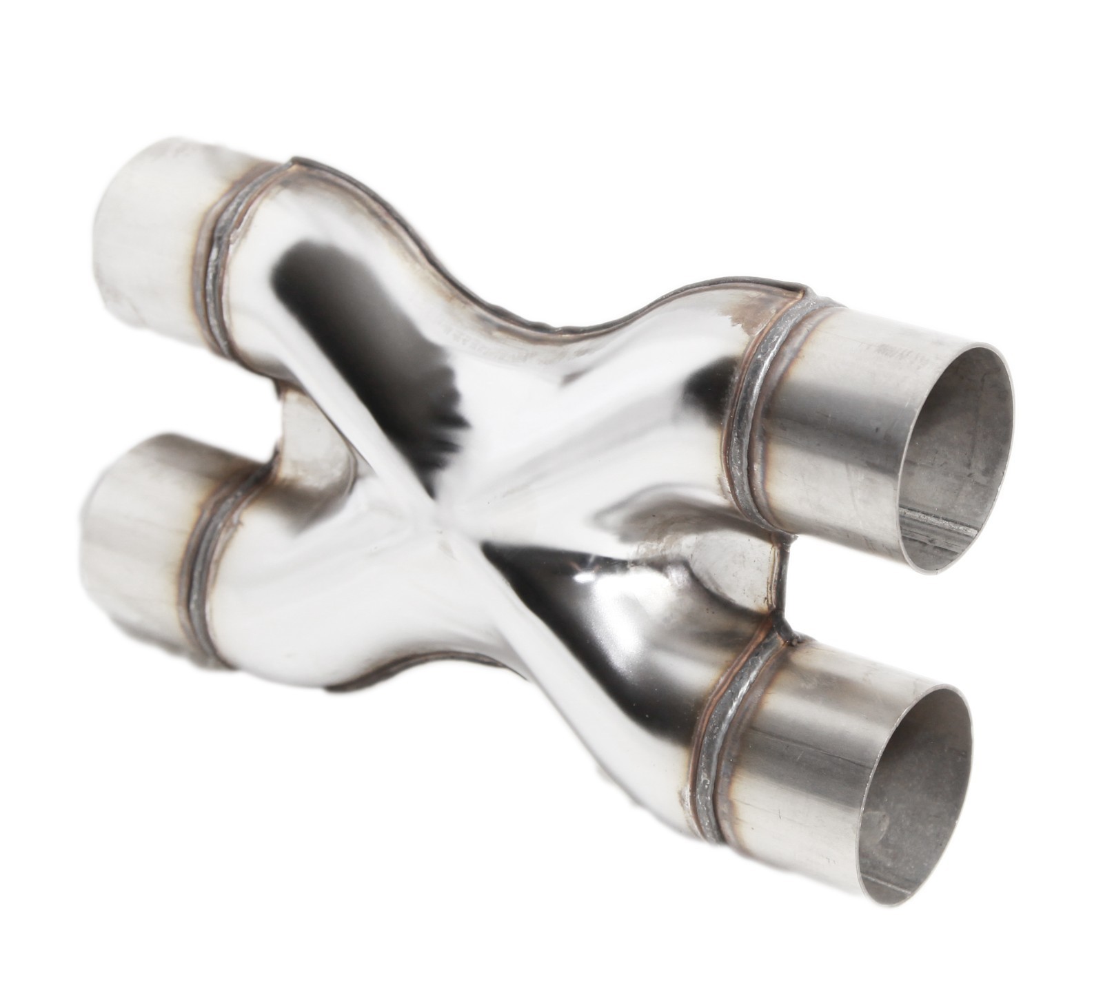 8PC 2.5"SS DIY Custom 45/90/180 Degree+47"Straight Pipe+ Crossover X- Pipe Kit