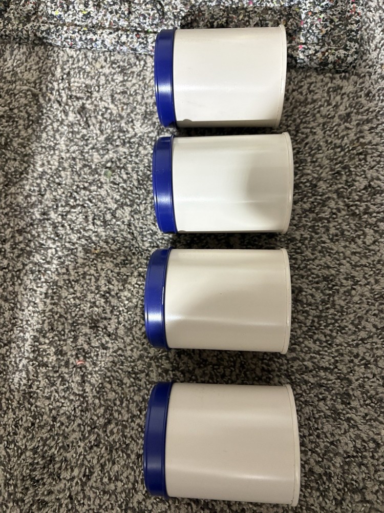 Metal Box Tins Rectangle Empty Storage 4 Pack Crafts Candle Making Container