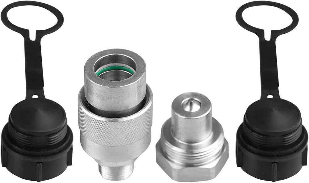 3/8" Hydraulic Quick Coupler Set - Replace Enerpac C-604, 10,000 PSI Performance