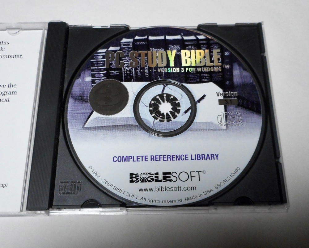 BibleSoft PC Study Bible Complete Reference Library Version 3 Windows Software