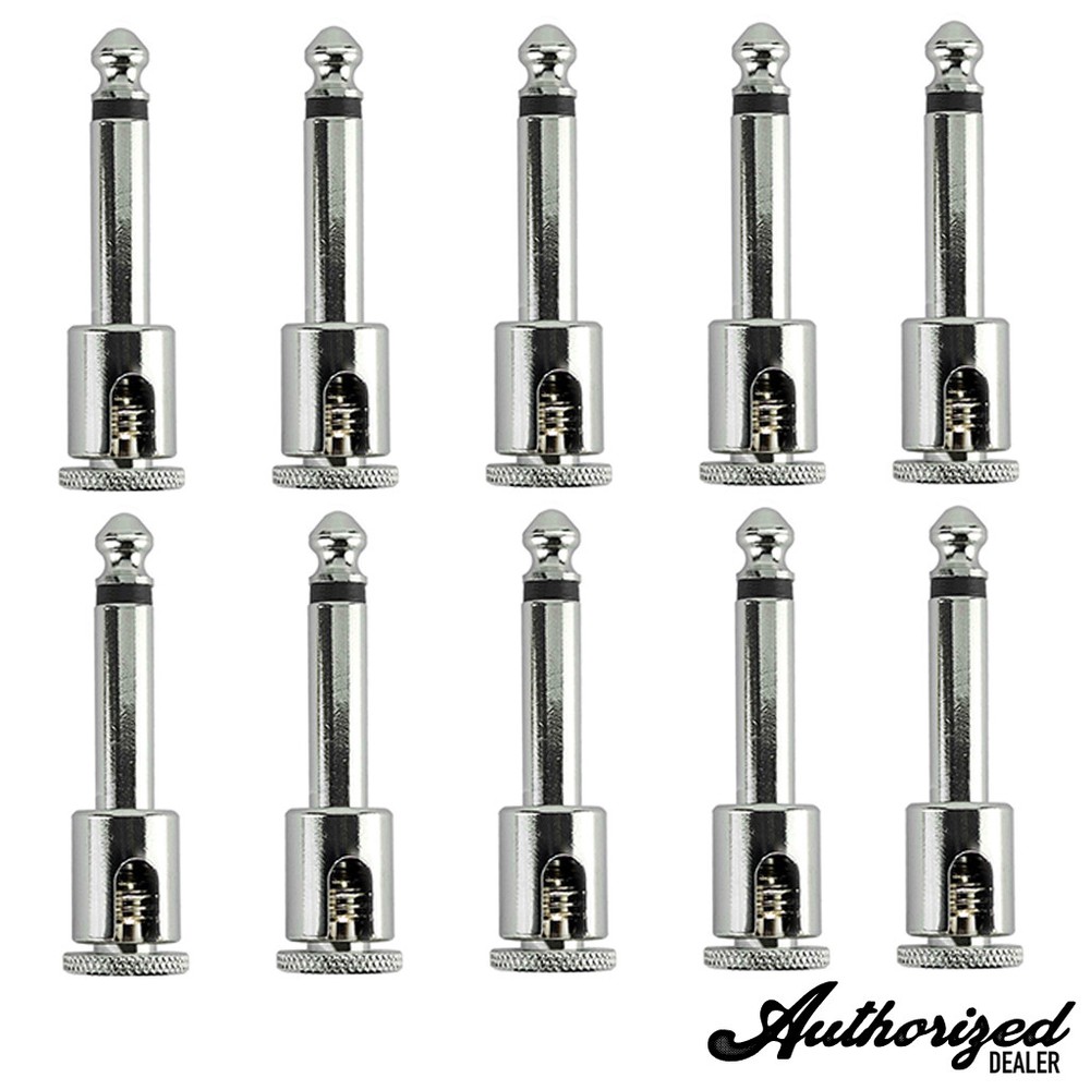 10 Pack | George L's .155 Right Angle Solderless Cable Plugs