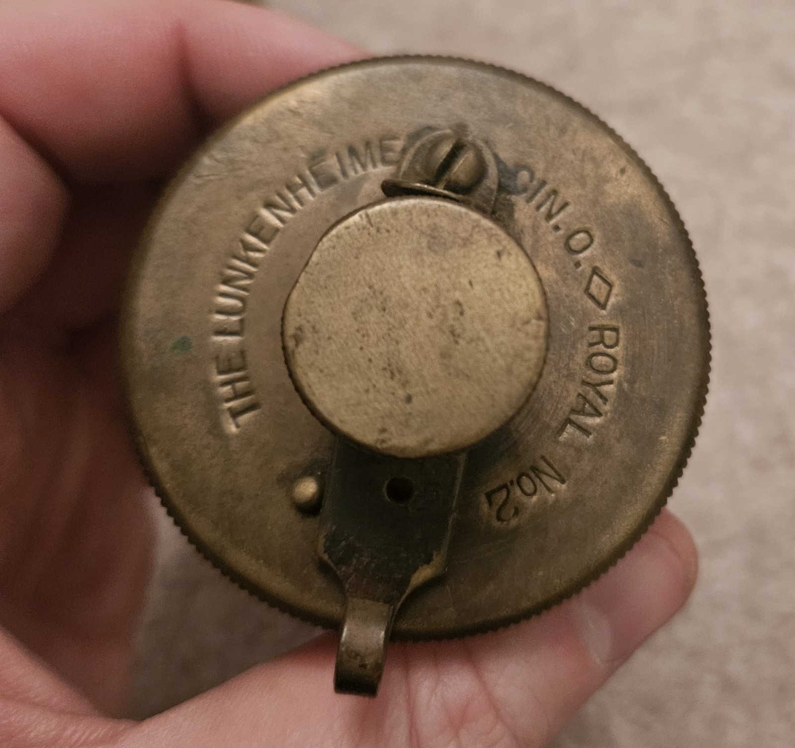 The Kelly And James Co Pittsburgh PA Steam Gauge Star Brass Mfg Antique Pressure