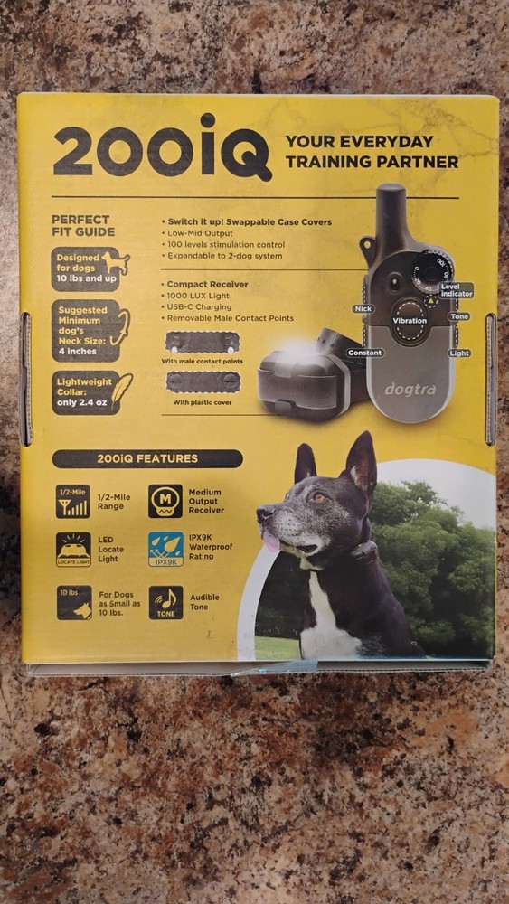 Dogtra 200iQ Dog Collar Compact Remote Training Collar