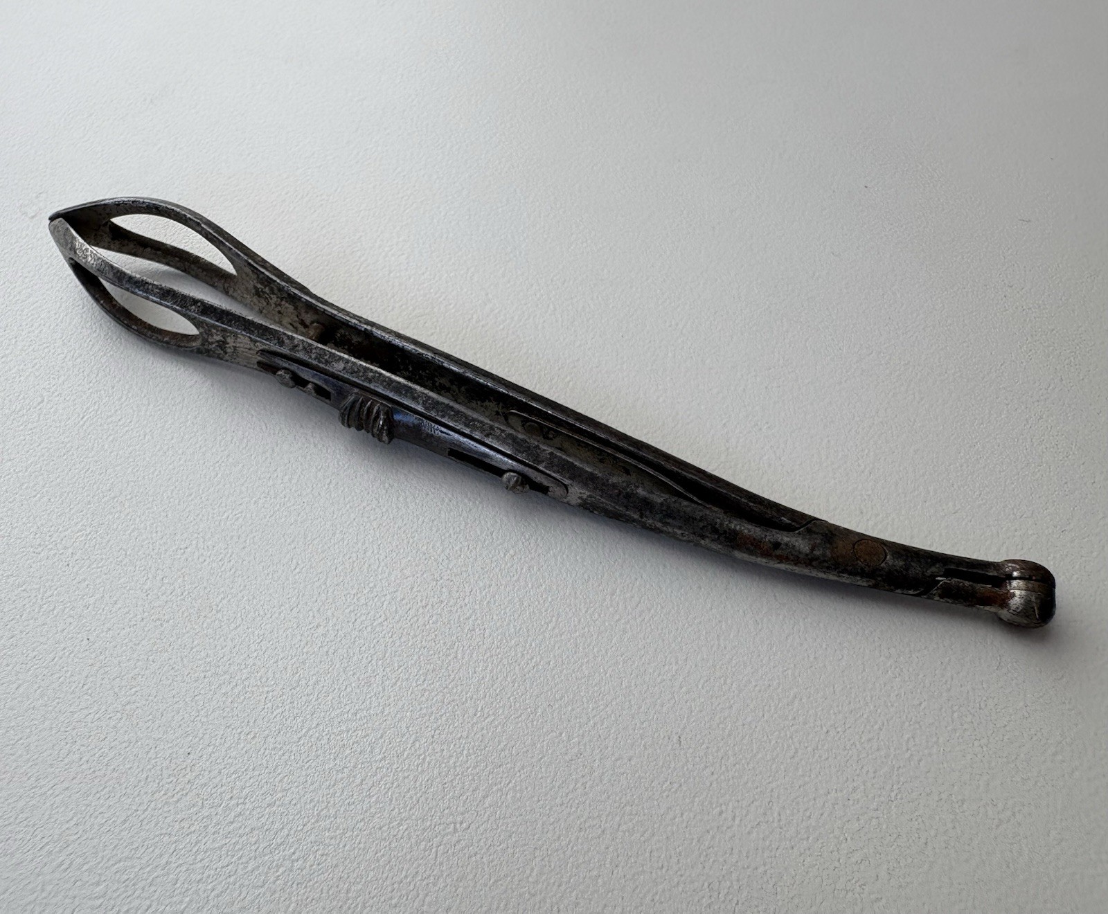 Antique A.L. Hernstein NY Forceps Tweezers Civil War Era Surgical Medical Tool