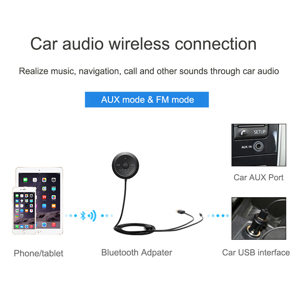 Bluetooth Receiver Transmitter Wireless Car MP3 Player 3.5mm AUX Audio Handsfree