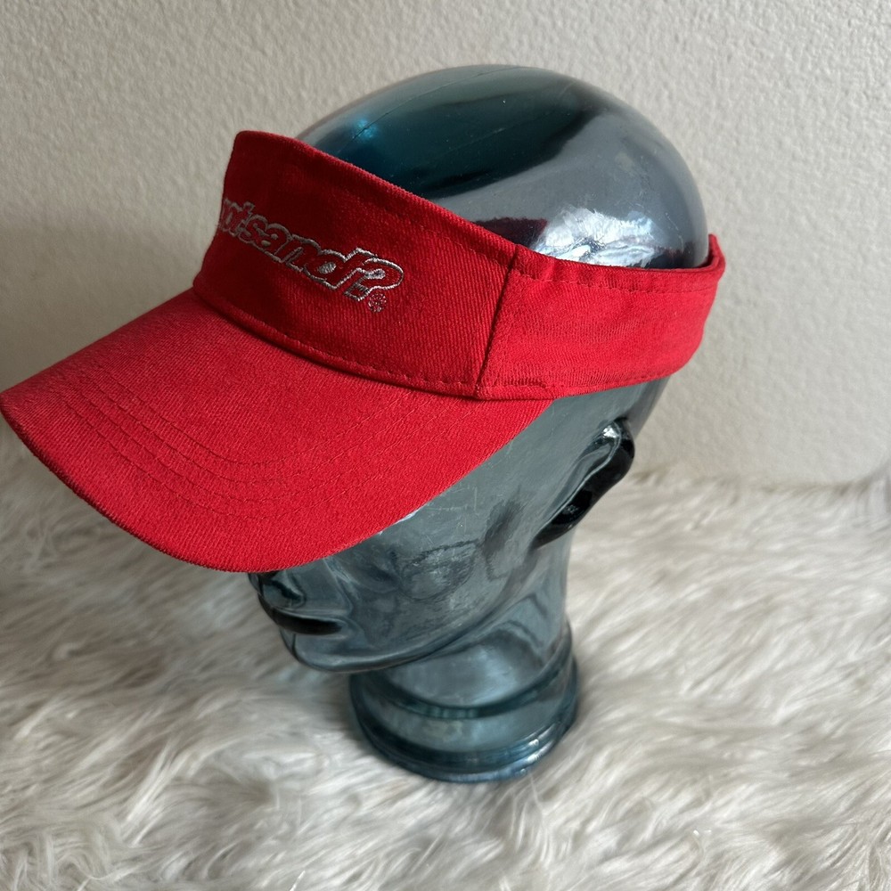 Vintage Adjustable Got Sand red visor