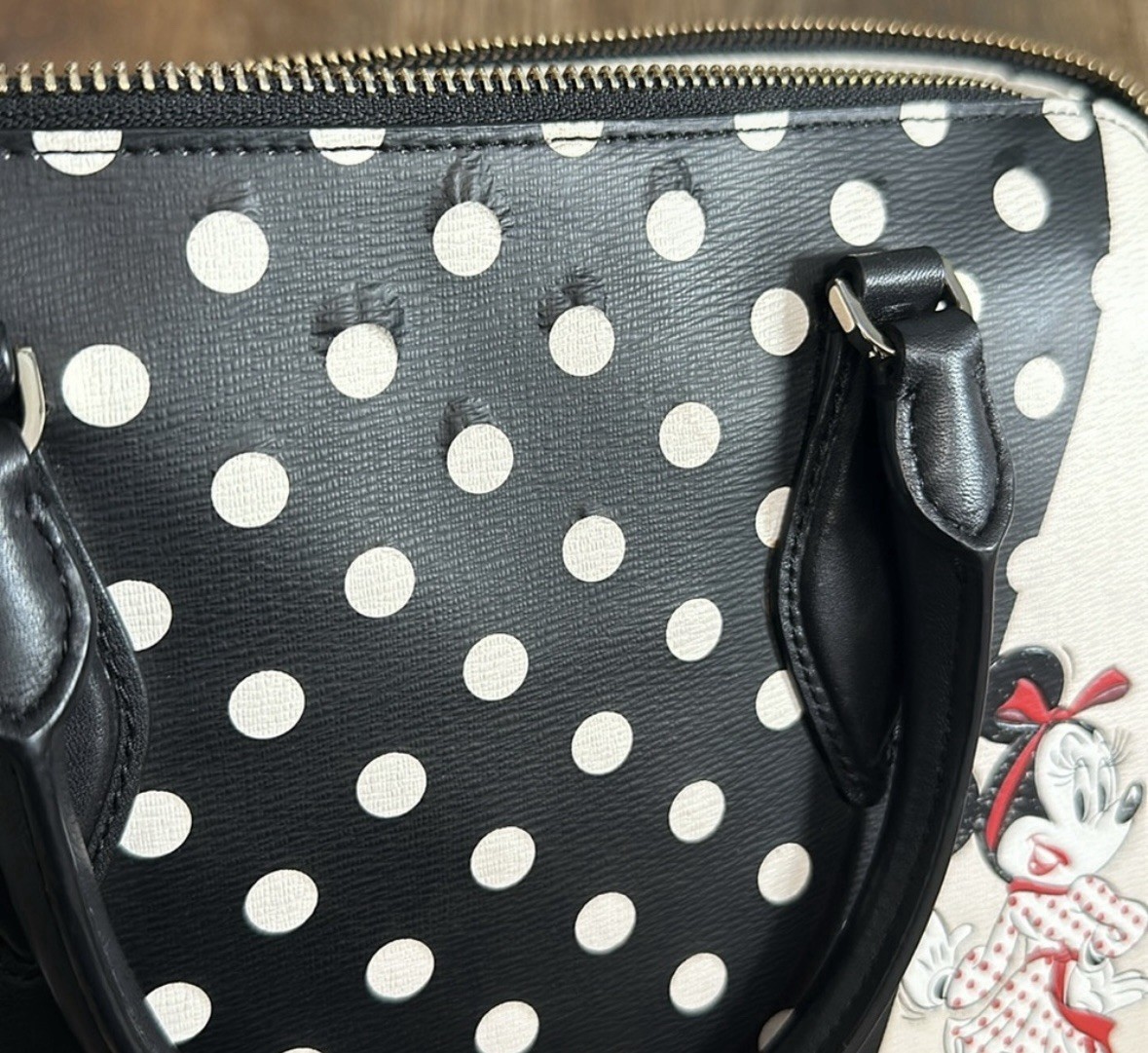 Disney x Kate Spade New York Minnie Mouse Medium Satchel Handbag