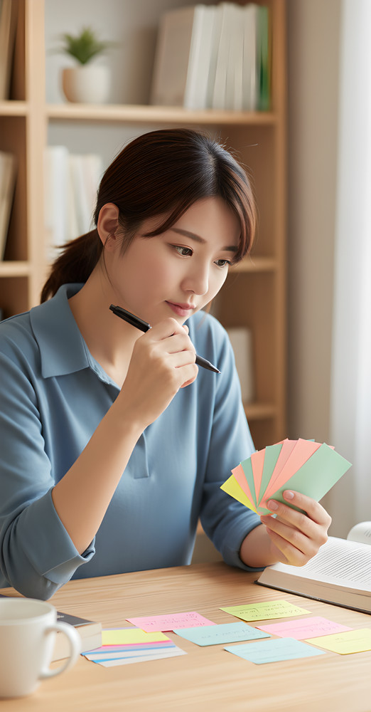 500 Count 3x5 Blank Colored Index Cards Flashcards for Notes