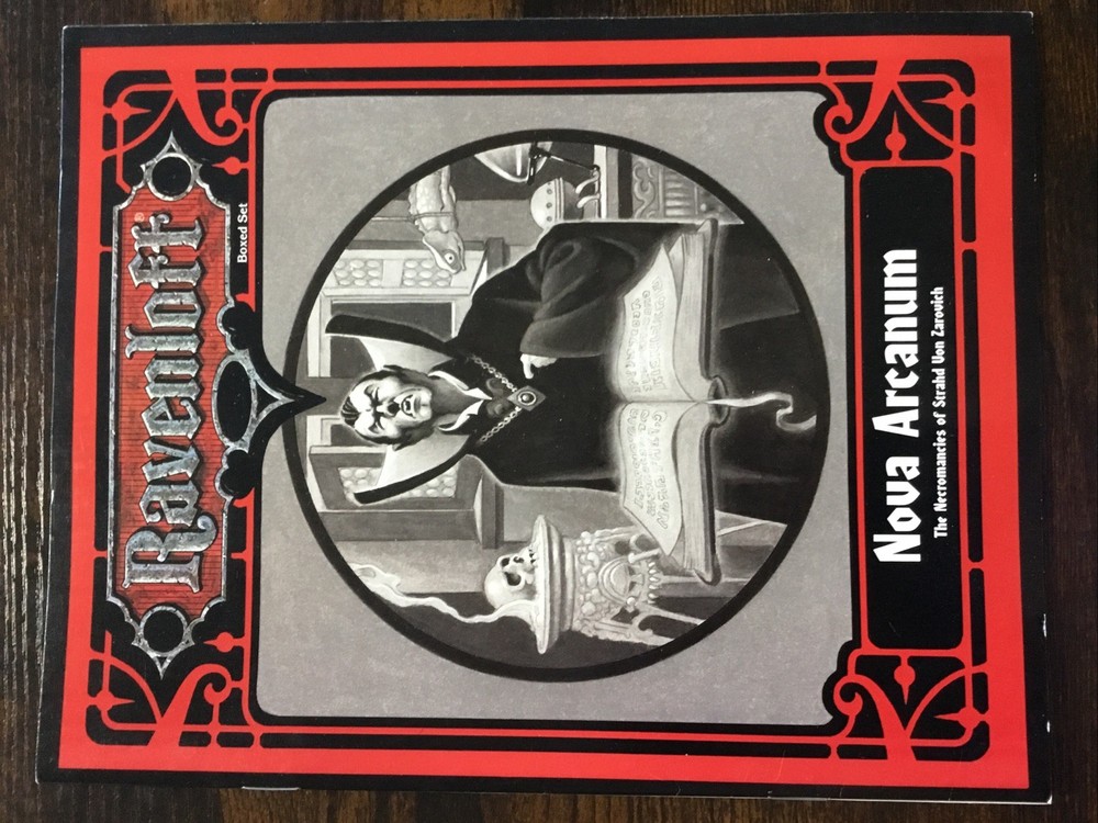 TSR Ravenloft Forbidden Lore Box Set - Comes with Map and Cards Dice missing