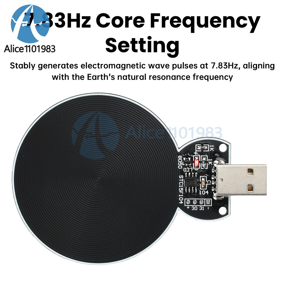 DC 5V 7.83HZ Schumann Wave Generator Signal Generator Square Wave USB Interface
