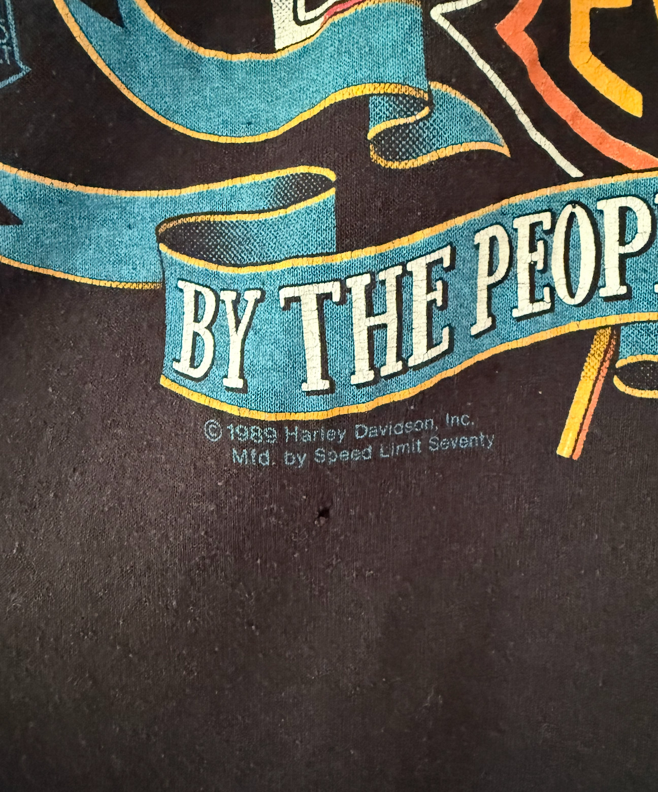 1989 HARLEY DAVIDSON Motorcycles BORN IN THE USA T-SHIRT Single Stitch XL