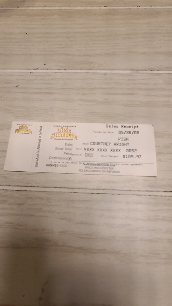 2 Dolly Parton's Dixie Stampede Tickets 2008