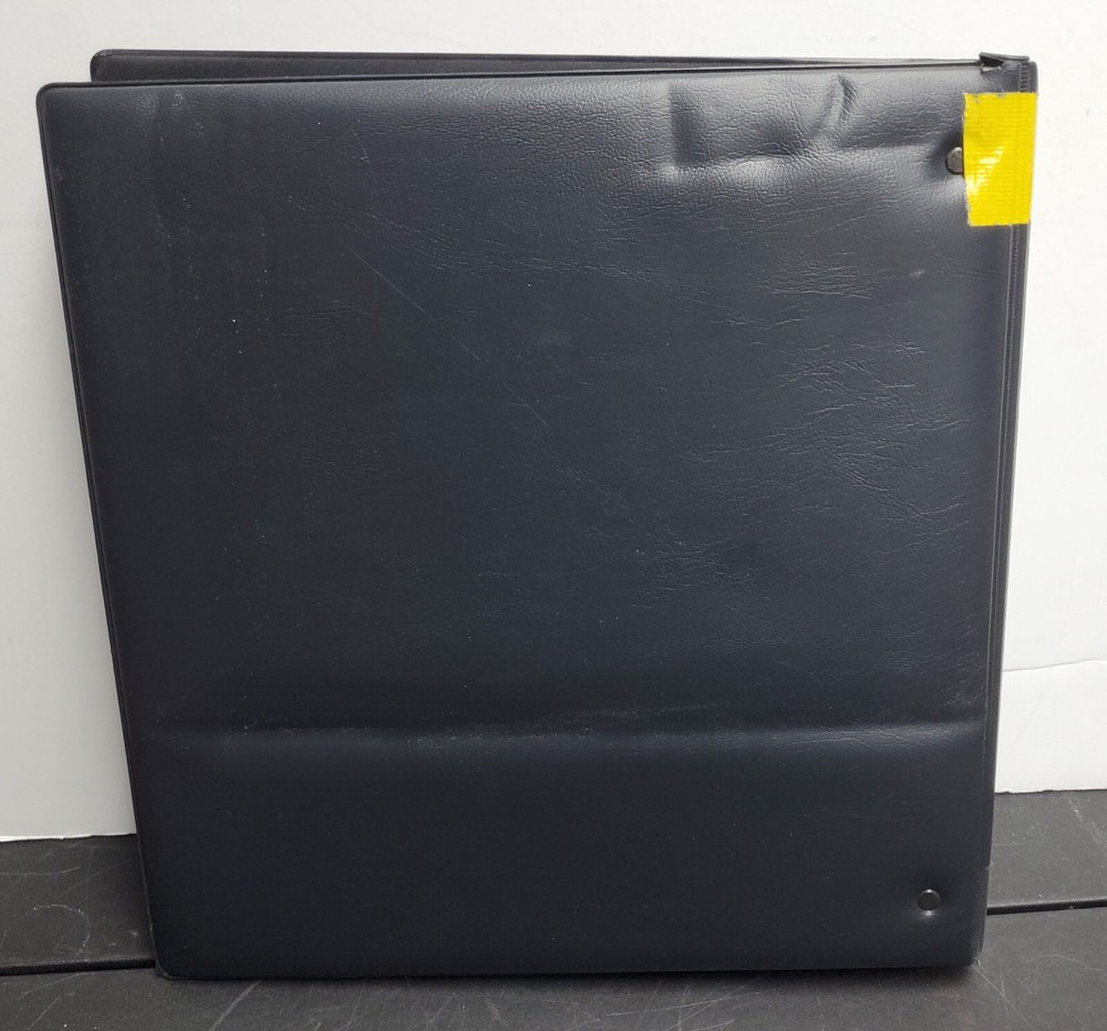 Set of 3-Ring Binders With Black 2-Sided Mint Sheet Pages, 2 Scott + 1 Unbranded