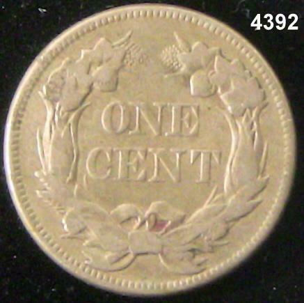 1858 FLYING EAGLE CENT XF SCARCE! #4392