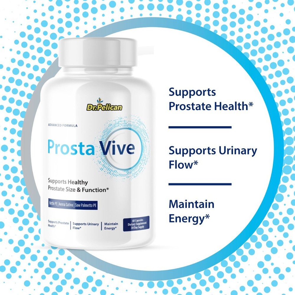 Prosta Vive - Prostate Support- 12 Bottles- 720 Capsules